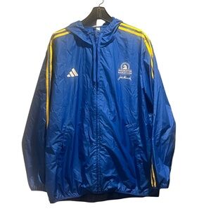 Adidas Blue Marathon Windbreaker Jacket